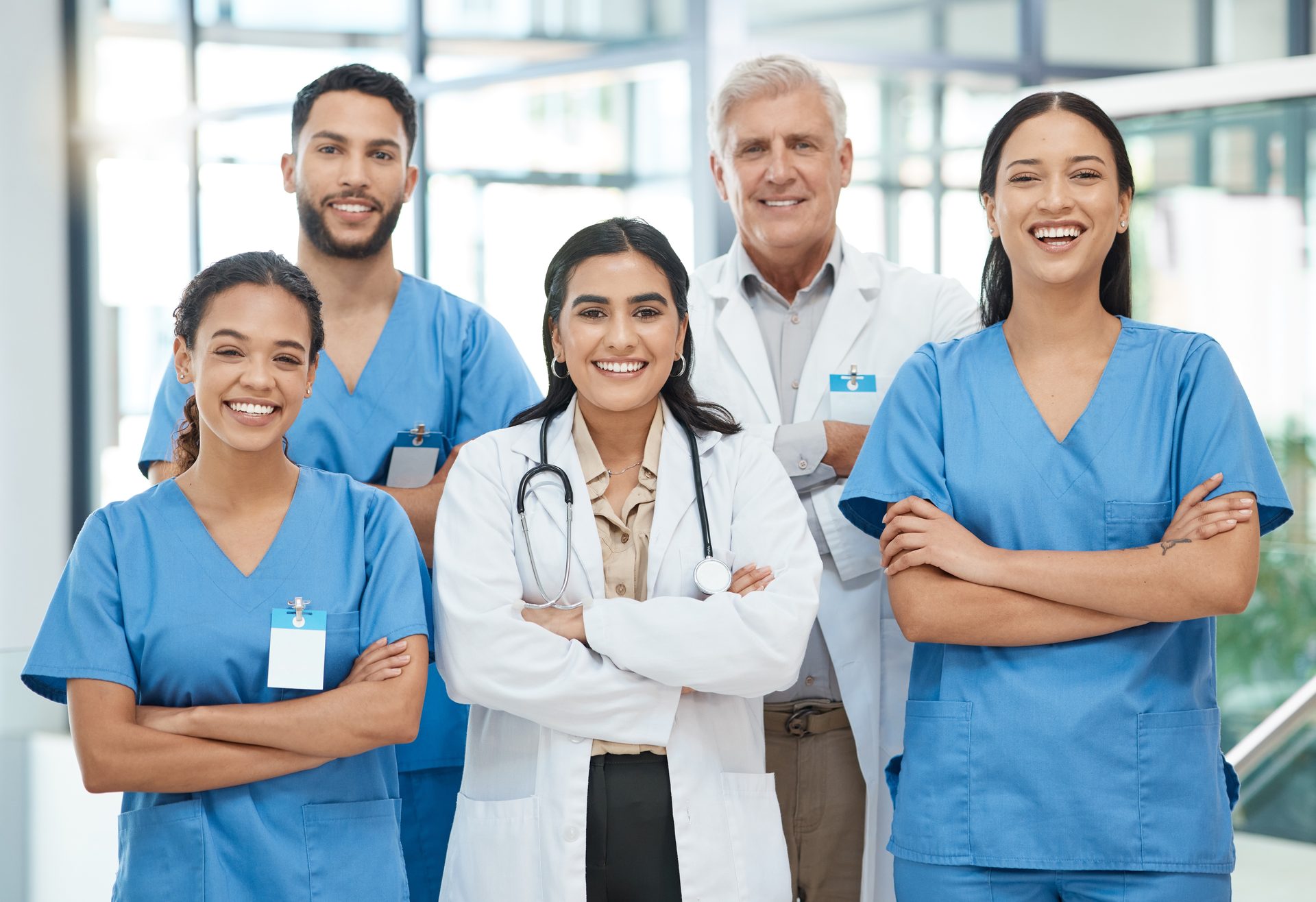 A team of verified healthcare and care professionals
